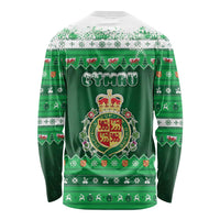 Wales Christmas Long Sleeve Shirt Cymru Dragon Nadolig Llawen - Wonder Print Shop
