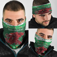Wales Christmas Neck Gaiter Cymru Dragon Nadolig Llawen - Wonder Print Shop