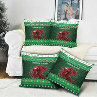 Wales Christmas Pillow Cover Cymru Dragon Nadolig Llawen - Wonder Print Shop