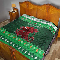 Wales Christmas Quilt Cymru Dragon Nadolig Llawen - Wonder Print Shop