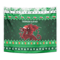 Wales Christmas Tapestry Cymru Dragon Nadolig Llawen - Wonder Print Shop