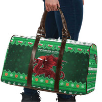 Wales Christmas Travel Bag Cymru Dragon Nadolig Llawen - Wonder Print Shop