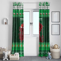 Wales Christmas Window Curtain Cymru Dragon Nadolig Llawen - Wonder Print Shop
