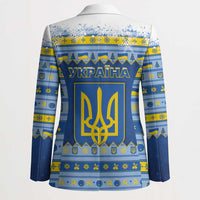 Ukraine Christmas Blazer Ded Moroz And Snegurochka - Wonder Print Shop