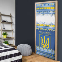 Ukraine Christmas Door Cover Ded Moroz And Snegurochka - Wonder Print Shop