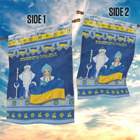 Ukraine Christmas Garden Flag Ded Moroz And Snegurochka - Wonder Print Shop