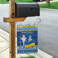 Ukraine Christmas Garden Flag Ded Moroz And Snegurochka - Wonder Print Shop