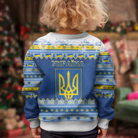 Ukraine Christmas Kid Ugly Christmas Sweater Ded Moroz And Snegurochka - Wonder Print Shop