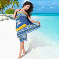 Ukraine Christmas Sarong Ded Moroz And Snegurochka - Wonder Print Shop