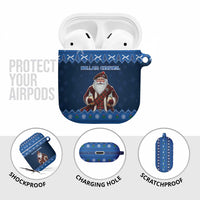 Scotland Christmas AirPods Case Scottish Santa Claus - Wonder Print Shop