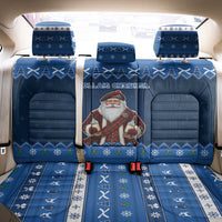 Scotland Christmas Back Car Seat Cover Scottish Santa Claus - Wonder Print Shop