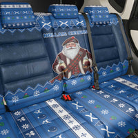 Scotland Christmas Back Car Seat Cover Scottish Santa Claus - Wonder Print Shop