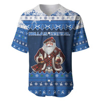 Scotland Christmas Baseball Jersey Scottish Santa Claus - Wonder Print Shop