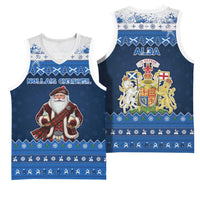 Scotland Christmas Basketball Jersey Scottish Santa Claus - Wonder Print Shop