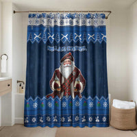 Scotland Christmas Bathroom Set Scottish Santa Claus - Wonder Print Shop
