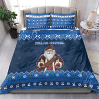 Scotland Christmas Bedding Set Scottish Santa Claus - Wonder Print Shop