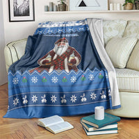 Scotland Christmas Blanket Scottish Santa Claus - Wonder Print Shop