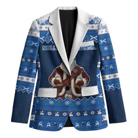 Scotland Christmas Blazer Scottish Santa Claus - Wonder Print Shop