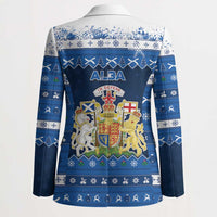 Scotland Christmas Blazer Scottish Santa Claus - Wonder Print Shop