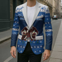 Scotland Christmas Blazer Scottish Santa Claus - Wonder Print Shop