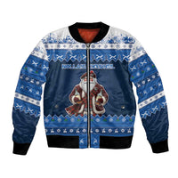 Scotland Christmas Bomber Jacket Scottish Santa Claus - Wonder Print Shop