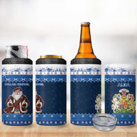 Scotland Christmas 4 in 1 Can Cooler Tumbler Scottish Santa Claus - Wonder Print Shop