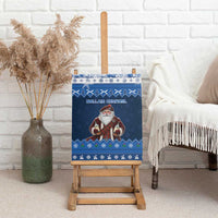 Scotland Christmas Canvas Wall Art Scottish Santa Claus - Wonder Print Shop