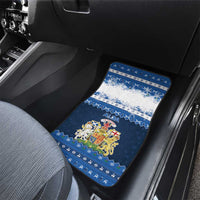 Scotland Christmas Car Mats Scottish Santa Claus - Wonder Print Shop