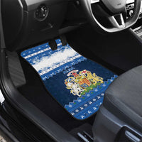 Scotland Christmas Car Mats Scottish Santa Claus - Wonder Print Shop