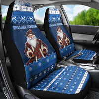 Scotland Christmas Car Seat Cover Scottish Santa Claus - Wonder Print Shop