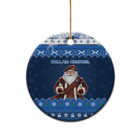 Scotland Christmas Ceramic Ornament Scottish Santa Claus - Wonder Print Shop