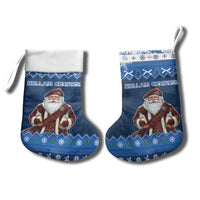 Scotland Christmas Stocking Scottish Santa Claus - Wonder Print Shop