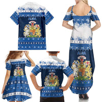 Scotland Christmas Family Matching Summer Maxi Dress and Hawaiian Shirt Scottish Santa Claus - Wonder Print Shop