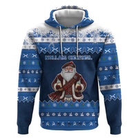 Scotland Christmas Hoodie Scottish Santa Claus - Wonder Print Shop