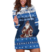 Scotland Christmas Hoodie Dress Scottish Santa Claus - Wonder Print Shop
