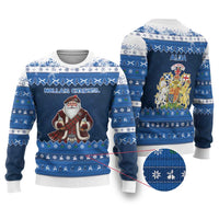 Scotland Christmas Ugly Christmas Sweater Scottish Santa Claus - Wonder Print Shop