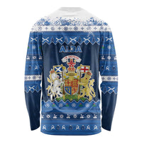 Scotland Christmas Long Sleeve Shirt Scottish Santa Claus - Wonder Print Shop