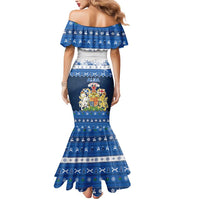 Scotland Christmas Mermaid Dress Scottish Santa Claus - Wonder Print Shop