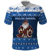 Scotland Christmas Polo Shirt Scottish Santa Claus - Wonder Print Shop