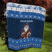 Scotland Christmas Quilt Scottish Santa Claus - Wonder Print Shop