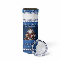 Scotland Christmas Skinny Tumbler Scottish Santa Claus - Wonder Print Shop