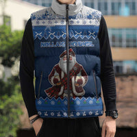 Scotland Christmas Sleeveless Puffer Jacket Scottish Santa Claus - Wonder Print Shop