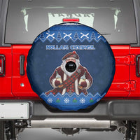 Scotland Christmas Spare Tire Cover Scottish Santa Claus - Wonder Print Shop