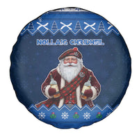 Scotland Christmas Spare Tire Cover Scottish Santa Claus - Wonder Print Shop