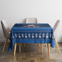 Scotland Christmas Tablecloth Scottish Santa Claus - Wonder Print Shop