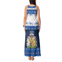 Scotland Christmas Tank Maxi Dress Scottish Santa Claus - Wonder Print Shop