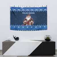 Scotland Christmas Tapestry Scottish Santa Claus - Wonder Print Shop
