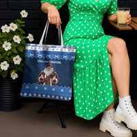 Scotland Christmas Tote Bag Scottish Santa Claus - Wonder Print Shop