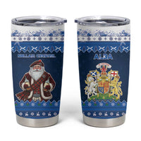 Scotland Christmas Tumbler Cup Scottish Santa Claus - Wonder Print Shop