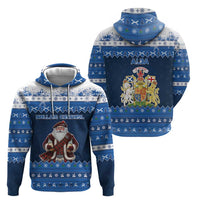 Scotland Christmas Zip Hoodie Scottish Santa Claus - Wonder Print Shop